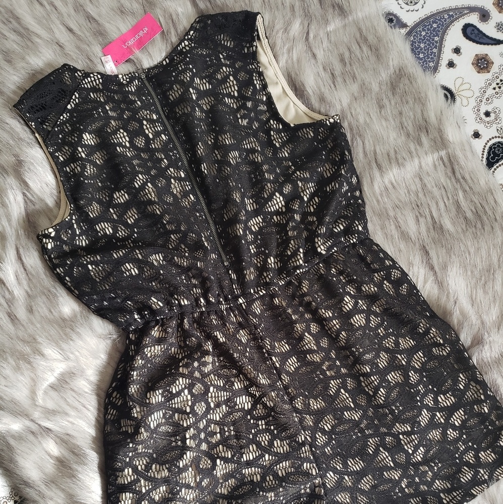 Xhiliration Lace romper